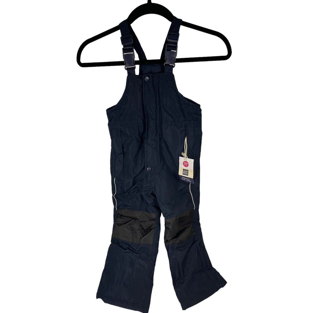 Childrens Snow Pants Navy Blue Lily & Dan Size 3T Kids Bibs Winter